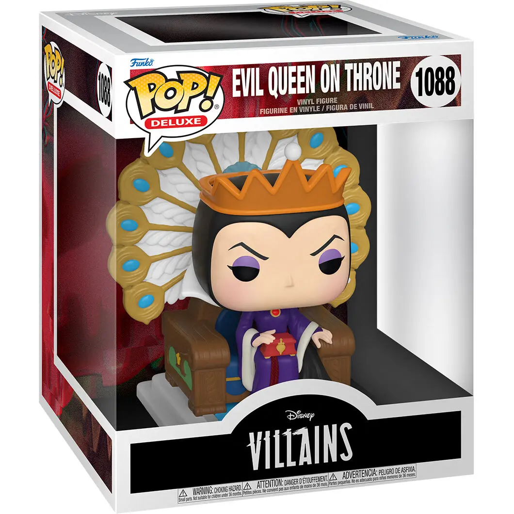 Disney POP! Deluxe Villains Vinyl Figura Zlobna Kraljica na Prestolu 9 cm fotografija izdelka