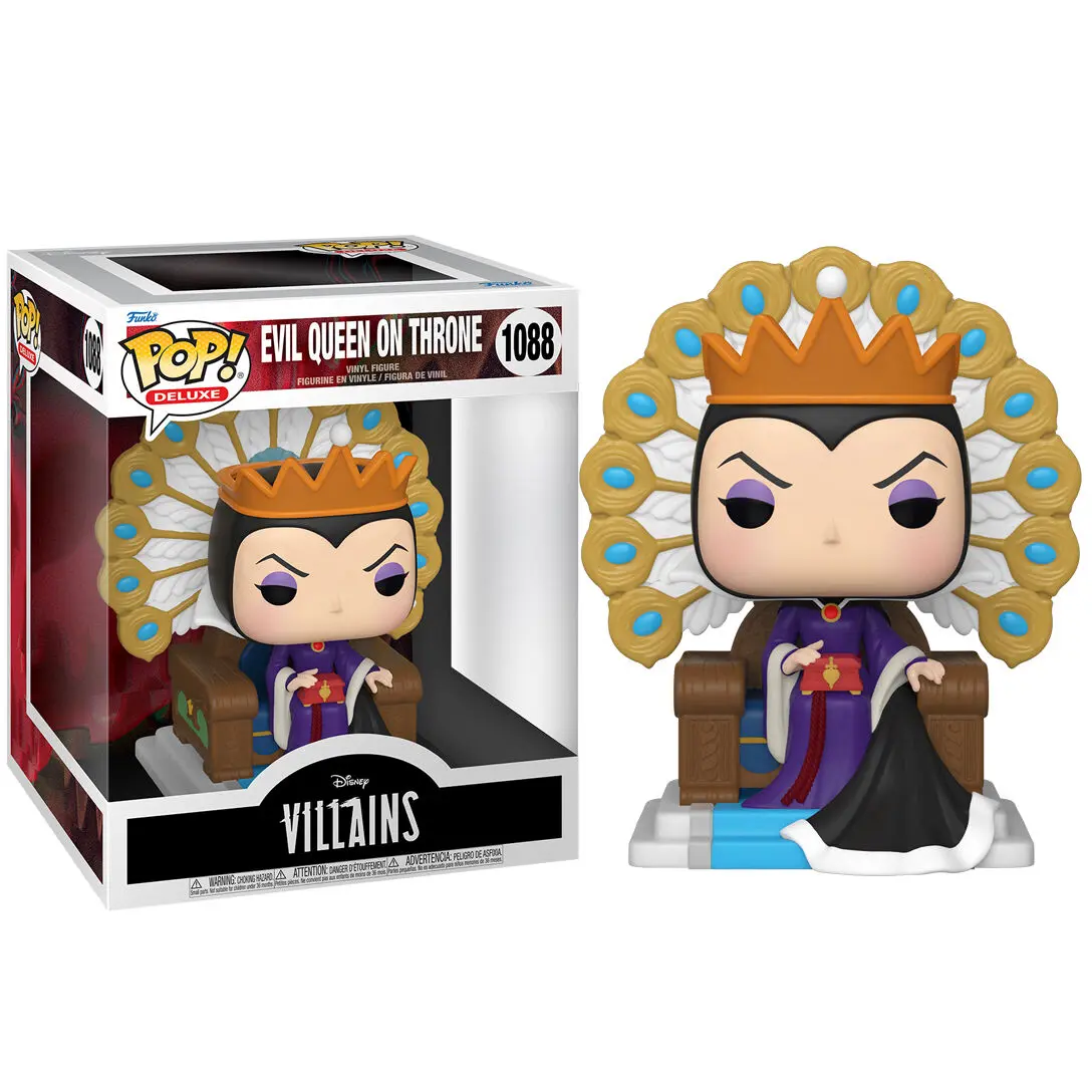 Disney POP! Deluxe Villains Vinyl Figura Zlobna Kraljica na Prestolu 9 cm fotografija izdelka