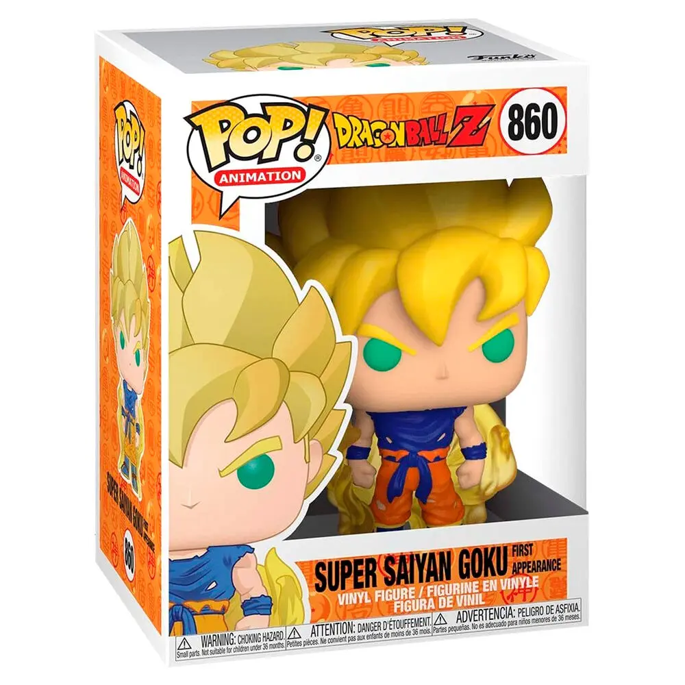 Dragon Ball Z POP! Animation Vinil Figura SS Goku (First Appearance) 9 cm fotografija izdelka