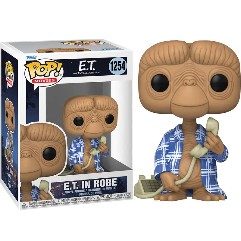 E.T. the Extra-Terrestrial POP! Vinilna figura E.T. v flanelu 9 cm fotografija izdelka