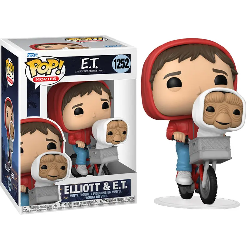 E.T. the Extra-Terrestrial POP! Vinyl Figure Elliot w/ET in Bike Basket 9 cm Figurica iz vinila fotografija izdelka