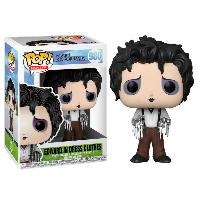 Edward Scissorhands POP! Movies Vinyl Figura Edward v svečanih oblačilih 9 cm [POŠKODOVANA EMBALAŽA] fotografija izdelka