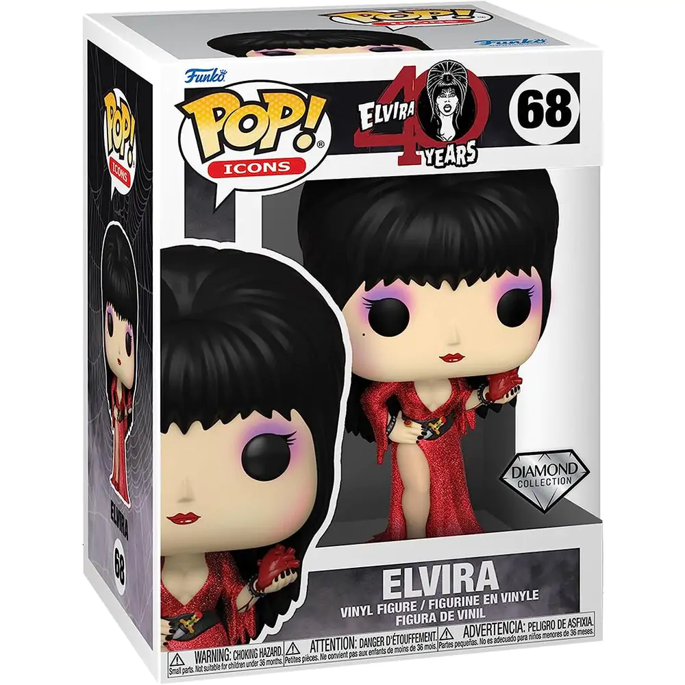 Elvira POP! Ad Icons Vinil Figura Elvira 40th Anniversary 9 cm fotografija izdelka