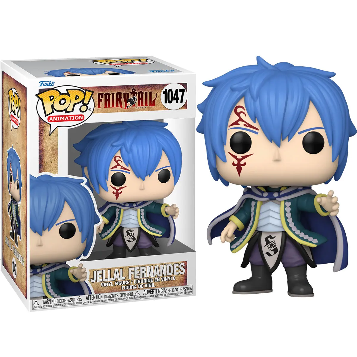 Fairy Tail POP! Animation Vinyl Figurica Jellal Fernandes 9 cm fotografija izdelka