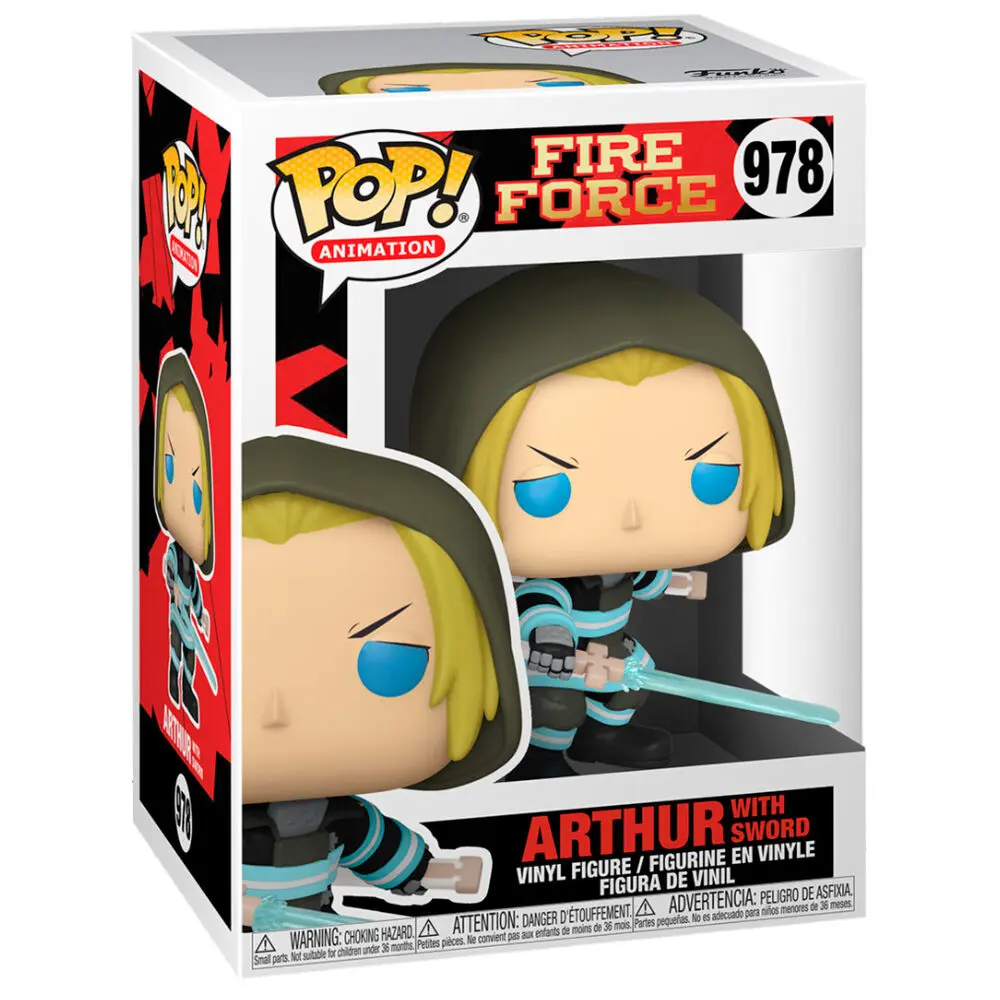 Fire Force POP! Animation Vinyl Figurica Arthur z mečem 9 cm fotografija izdelka