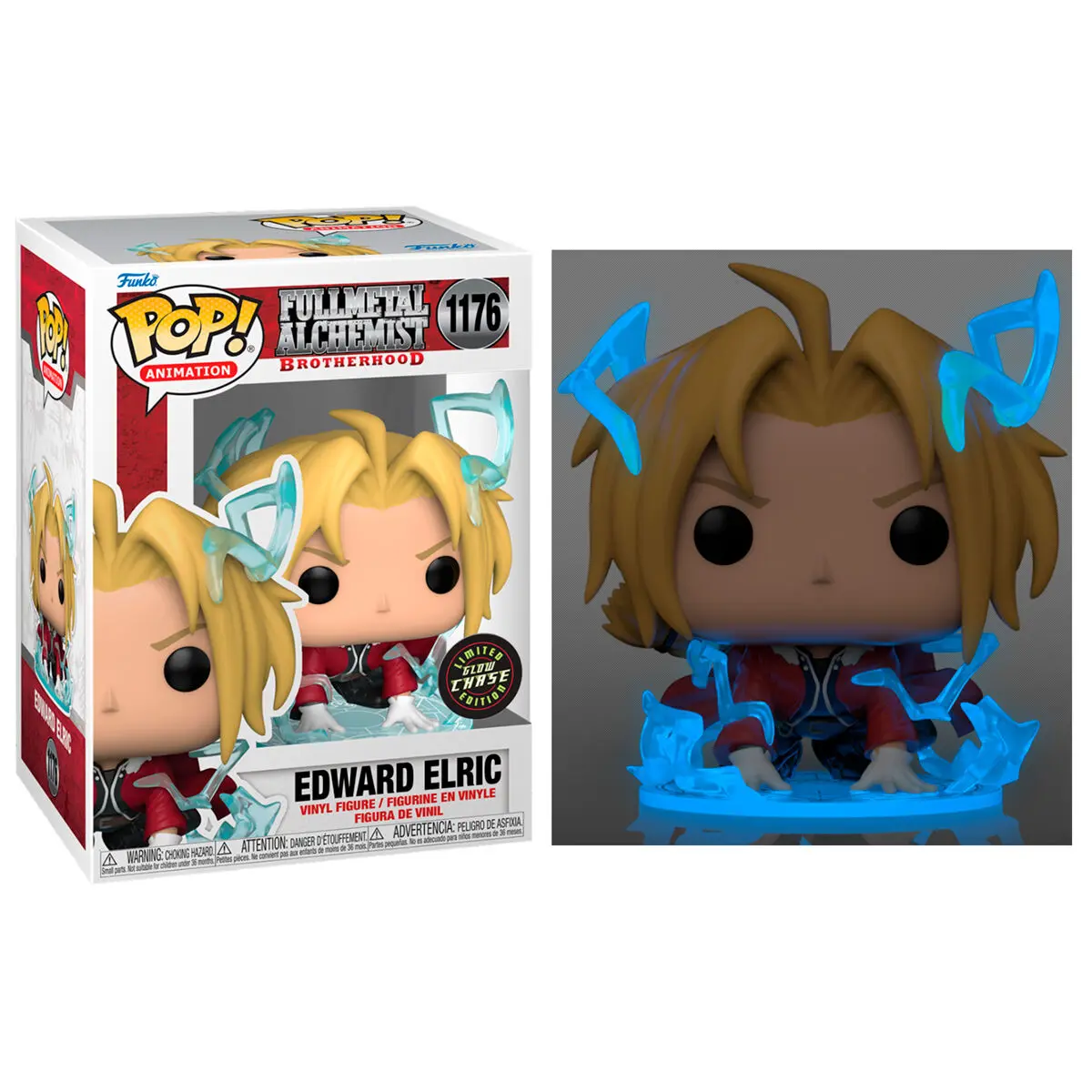 POP figura Full Metal Alchemist, sveti v temi, Chase fotografija izdelka