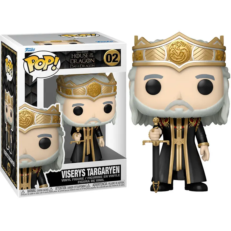 House of the Dragon POP! TV Vinyl Figurica Viserys Targaryen 9 cm fotografija izdelka