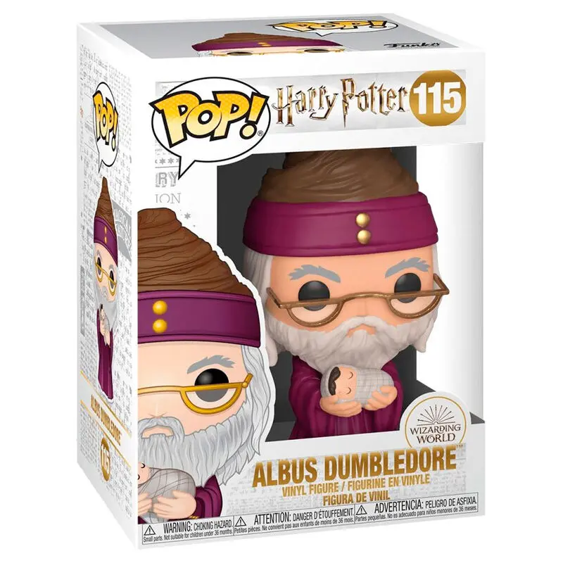 Harry Potter POP! Movies Vinilna Figura Dumbledore z Dojenčkom Harryjem 9 cm fotografija izdelka