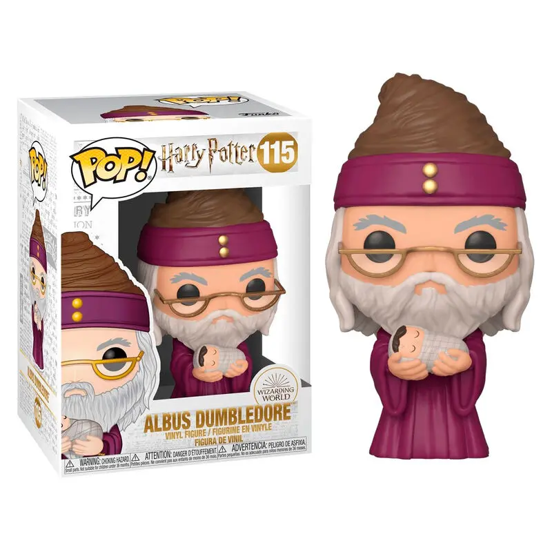 Harry Potter POP! Movies Vinilna Figura Dumbledore z Dojenčkom Harryjem 9 cm fotografija izdelka