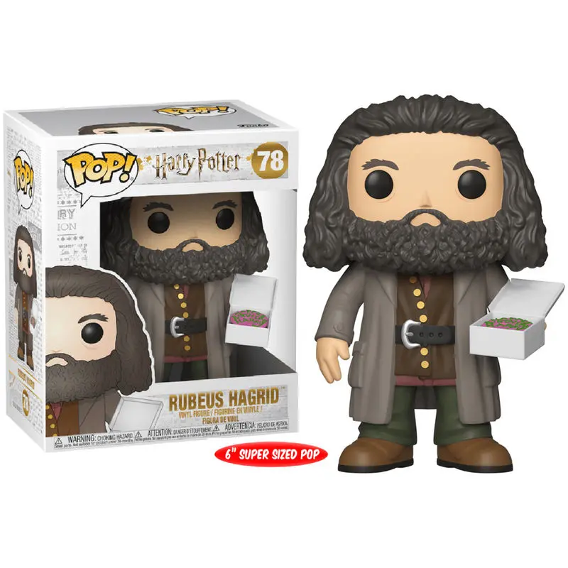 Harry Potter Super Sized POP! Movies Vinilna figura Hagrid s torto 14 cm fotografija izdelka