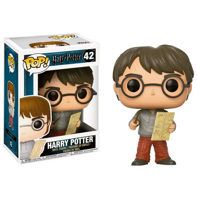 Harry Potter POP! Movies Vinyl Figure Harry Potter z zemljevidom Marauders Map 9 cm fotografija izdelka