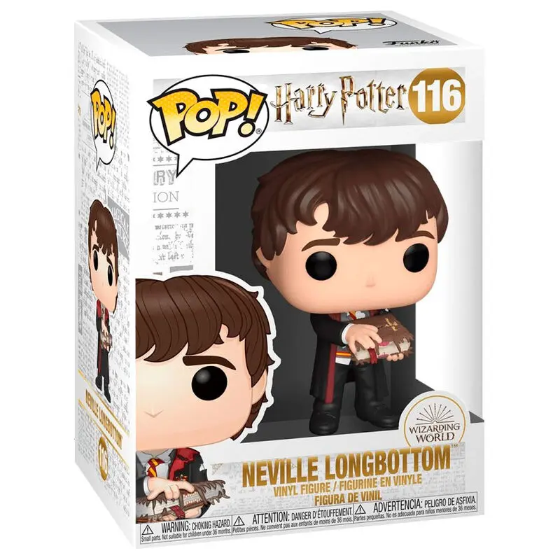 Harry Potter POP! Movies Vinil Figura Neville s/Knjigo Pošasti 9 cm fotografija izdelka