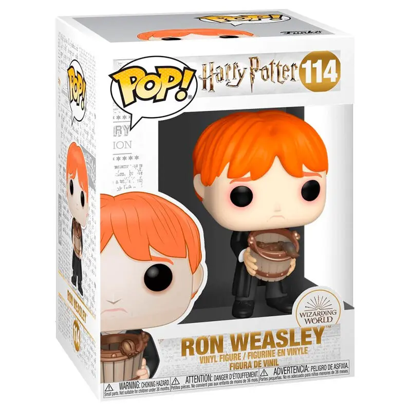 Harry Potter POP! Movies Vinil Figura Ron bruhajoč polže s Vedro 9 cm fotografija izdelka