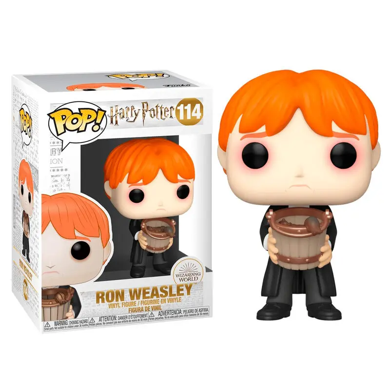 Harry Potter POP! Movies Vinil Figura Ron bruhajoč polže s Vedro 9 cm fotografija izdelka