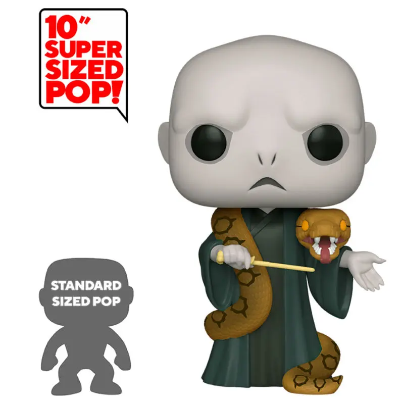 Harry Potter Super Sized POP! Movies Vinilna figura Voldemort z Nagini 25 cm fotografija izdelka