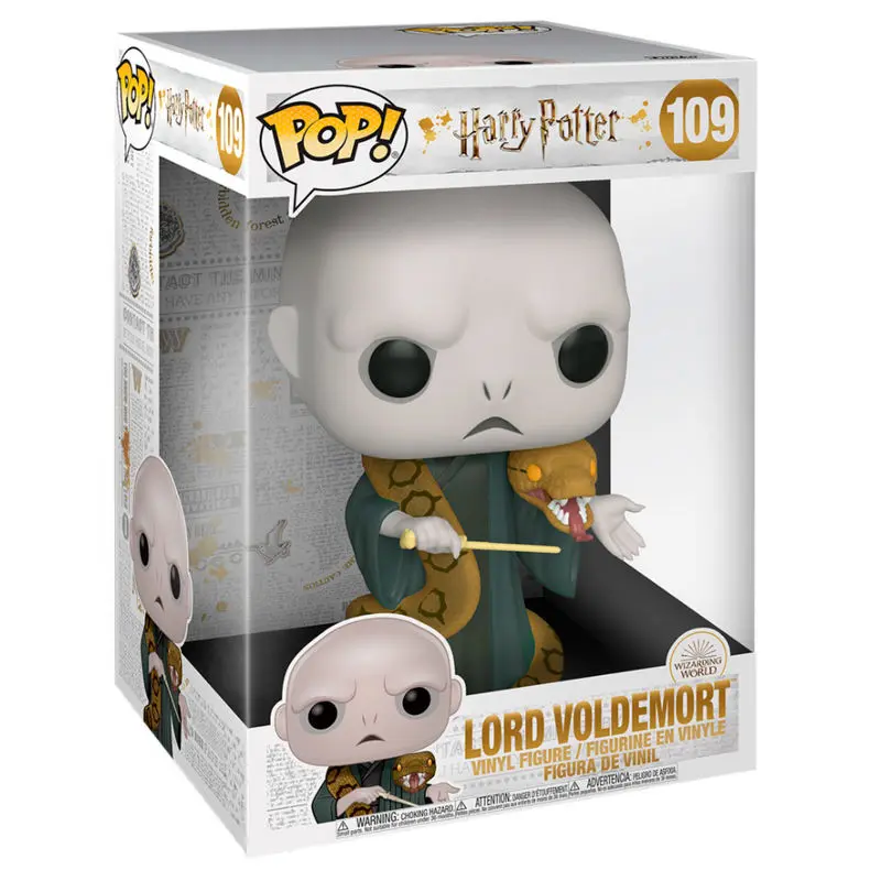 Harry Potter Super Sized POP! Movies Vinilna figura Voldemort z Nagini 25 cm fotografija izdelka