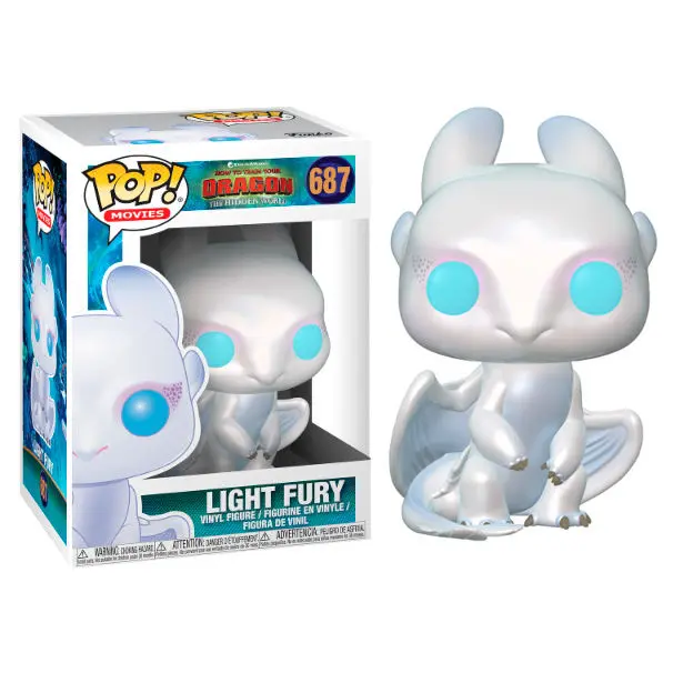 Kako izuriti svojega zmaja 3 POP! Vinyl Figurica Light Fury 9 cm fotografija izdelka