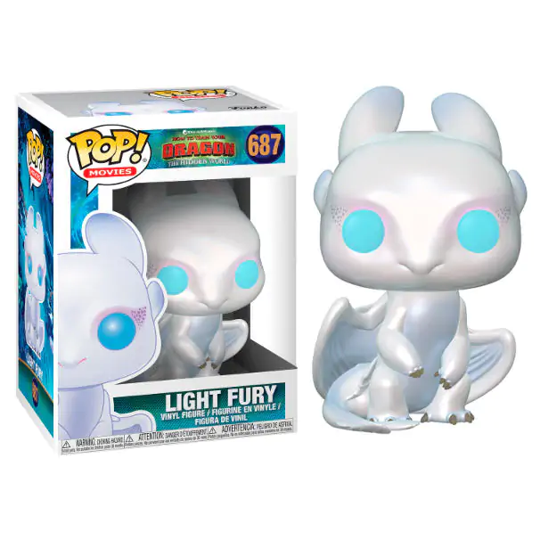 Kako izuriti svojega zmaja 3 POP! Vinyl Figurica Light Fury 9 cm fotografija izdelka