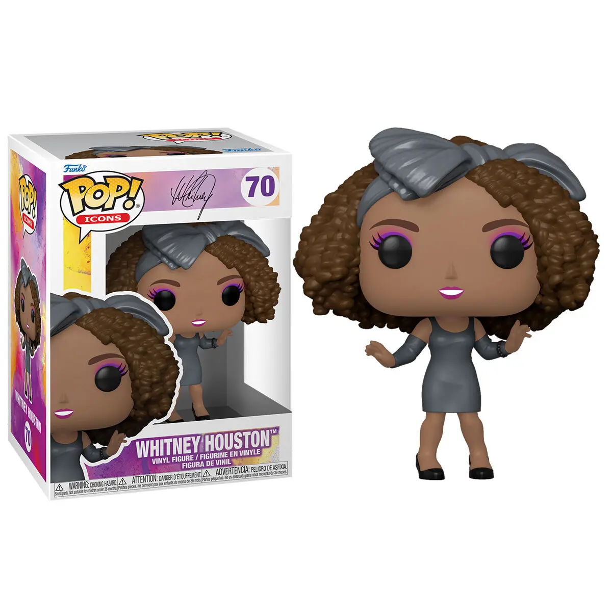 Whitney Houston POP! Icons Vinil Figura Whitney Houston (How Will I Know) 9 cm fotografija izdelka