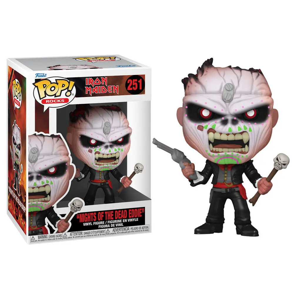 Iron Maiden POP! Rocks Vinilna Figura Eddie - Nights of the Dead 9 cm fotografija izdelka