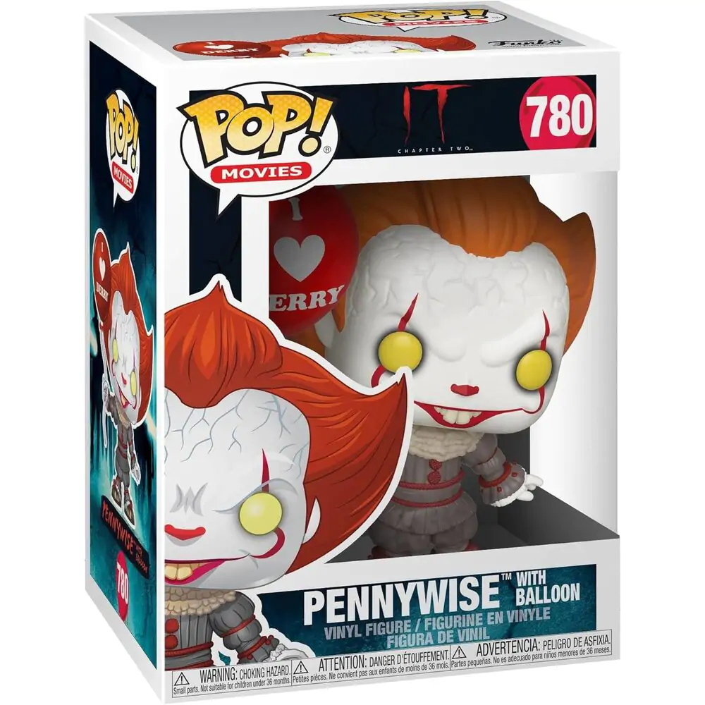 Stephen King's It 2 POP! Movies Vinyl Figure Pennywise Balloon 9 cmStephen King's It 2 POP! Movies Vinil figura Pennywise z balonom 9 cm fotografija izdelka