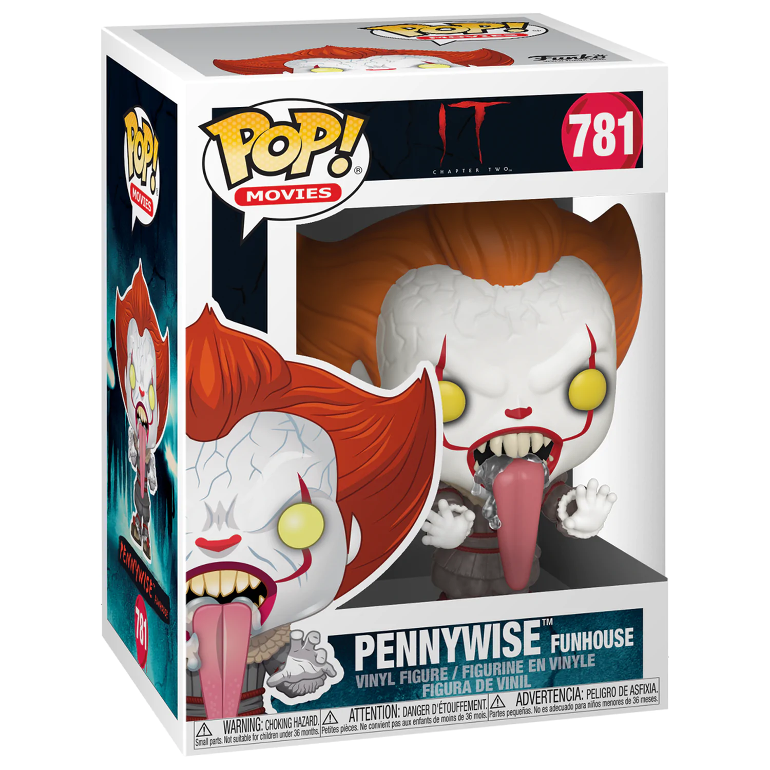 Stephen King's It 2 POP! Movies Vinil Figura Pennywise s pasjim jezikom 9 cm fotografija izdelka