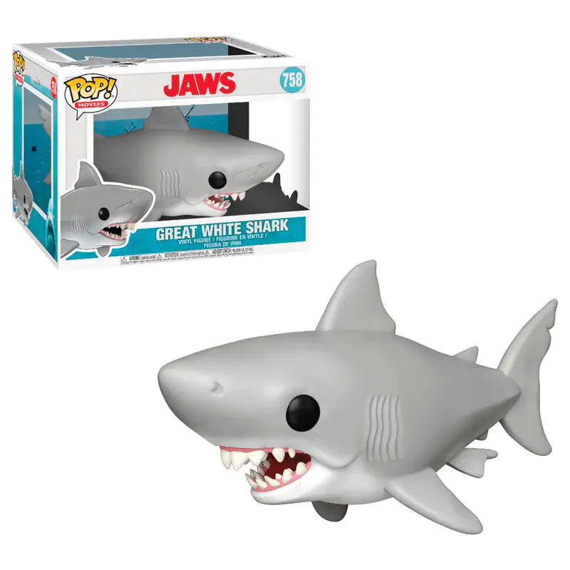 Jaws Oversized POP! Movies Vinilna Figura Jaws 15 cm fotografija izdelka