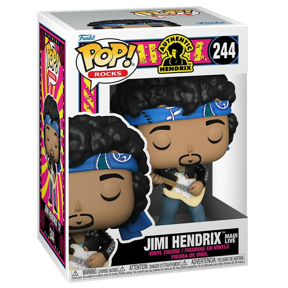 Jimi Hendrix POP! Rocks Vinyl Figurica Jimi Hendrix (Jakna Live in Maui) 9 cm fotografija izdelka