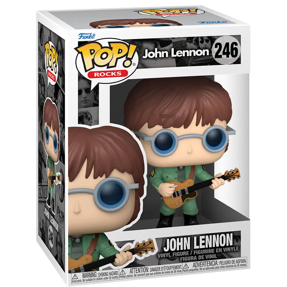 John Lennon POP! Rocks Vinilna Figura John Lennon - Military Jacket 9 cm fotografija izdelka