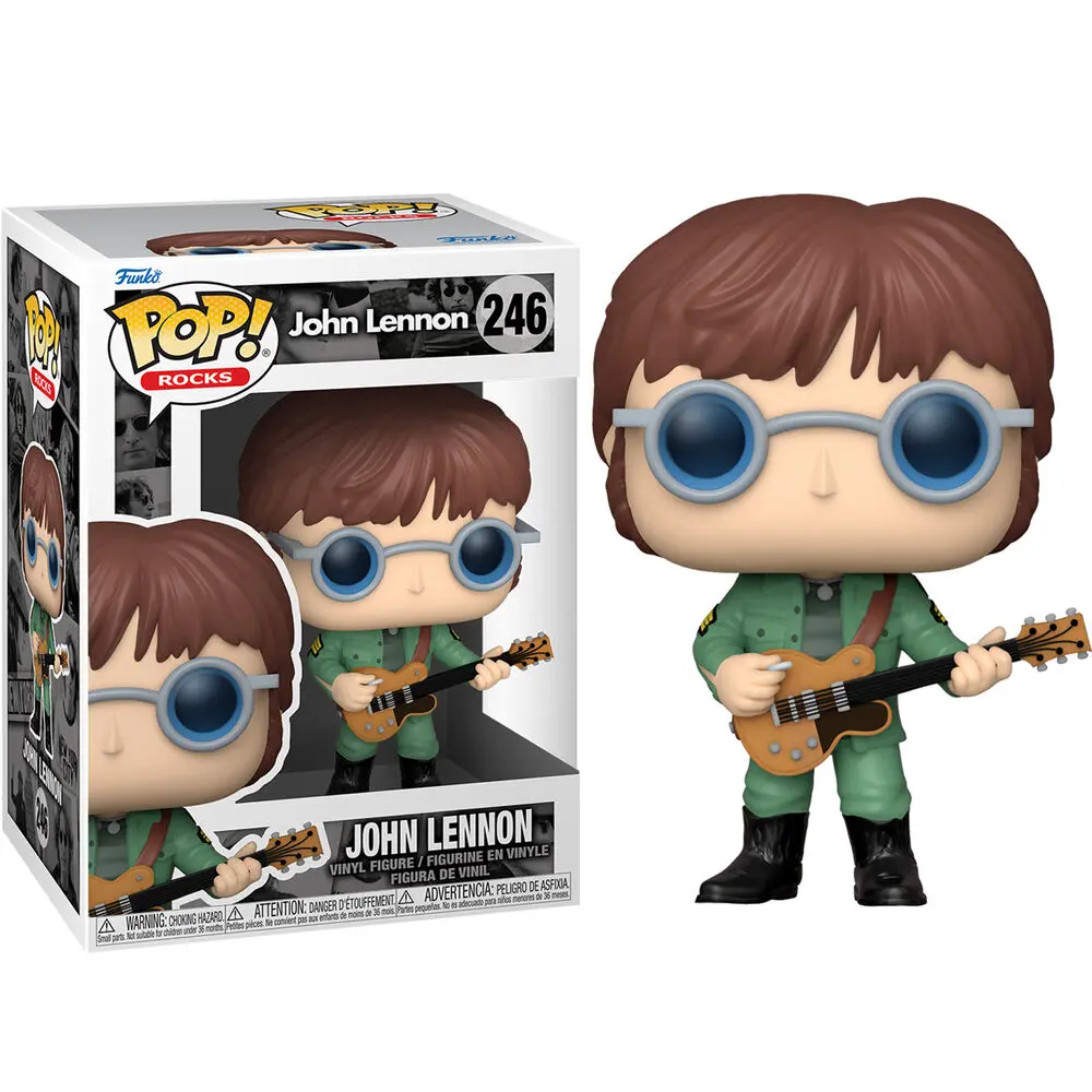 John Lennon POP! Rocks Vinilna Figura John Lennon - Military Jacket 9 cm fotografija izdelka