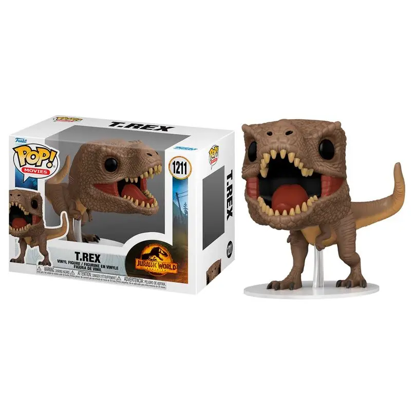 Jurassic World 3 POP! Movies Vinilna Figura T-Rex 9 cm fotografija izdelka