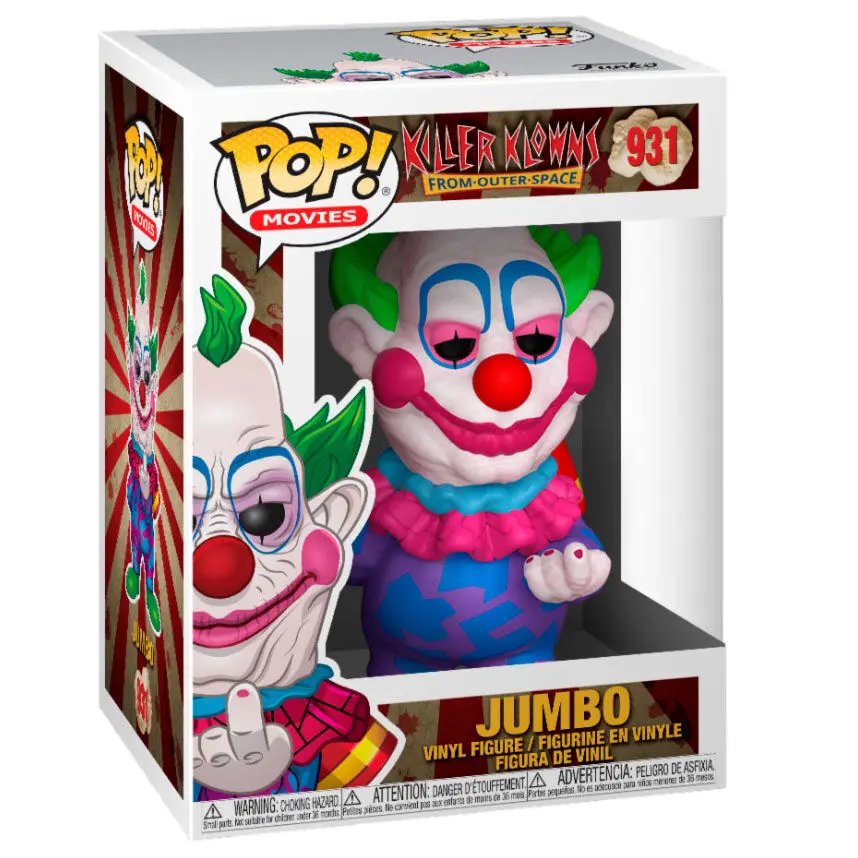 Killer Klowns from Outer Space POP! Movies Vinilna Figura Jumbo 9 cm fotografija izdelka