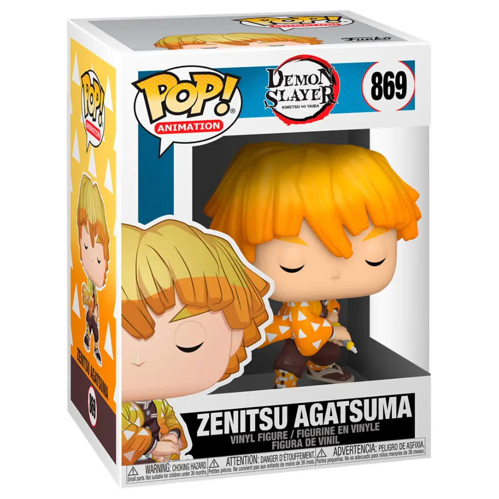 Demon Slayer POP! Animation Vinil Figura Zenitsu Agatsuma 9 cm fotografija izdelka