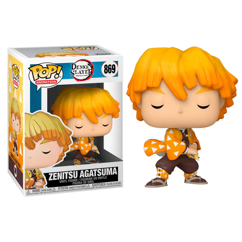 Demon Slayer POP! Animation Vinil Figura Zenitsu Agatsuma 9 cm fotografija izdelka