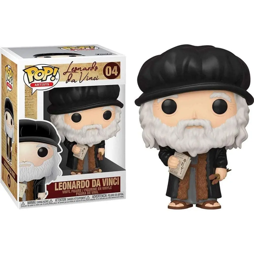 Leonardo da Vinci POP! Artists Vinilna Figura 9 cm fotografija izdelka