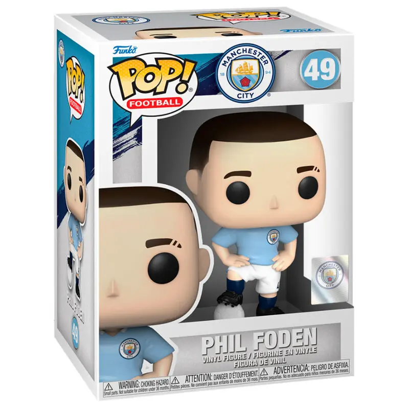 Manchester City F.C. POP! Football Vinilna Figura Phil Foden 9 cm fotografija izdelka