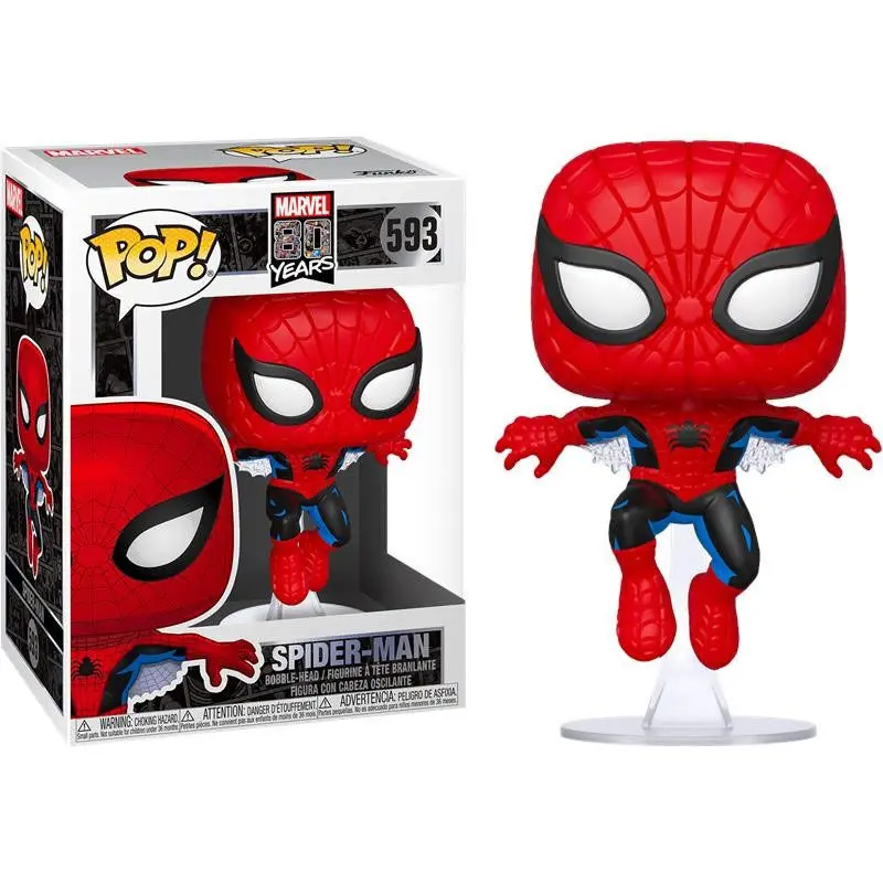 Marvel 80th POP! Marvel Vinil Figura Spider-Man (First Appearance) 9 cm fotografija izdelka