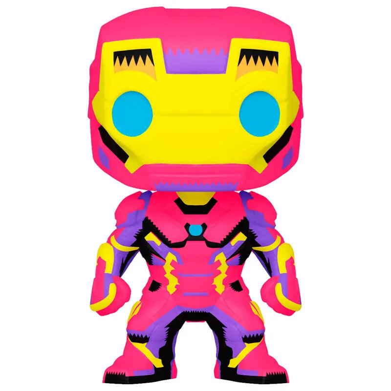 Marvel POP! Marvel Black Light Vinyl figura Iron Man 9 cm [POŠKODOVANA EMBALAŽA] fotografija izdelka