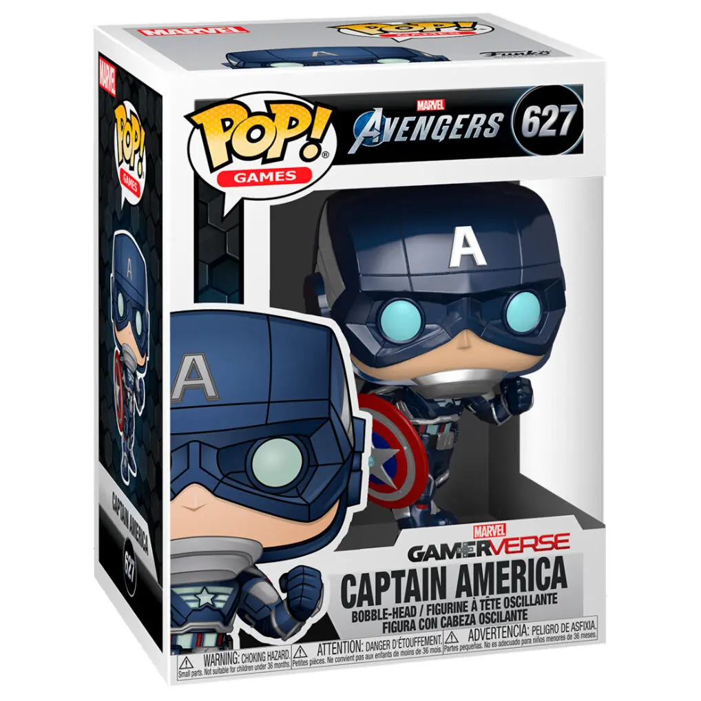 Marvel's Avengers (video igra iz leta 2020) POP! Marvel Vinil Figura Captain America 9 cm fotografija izdelka