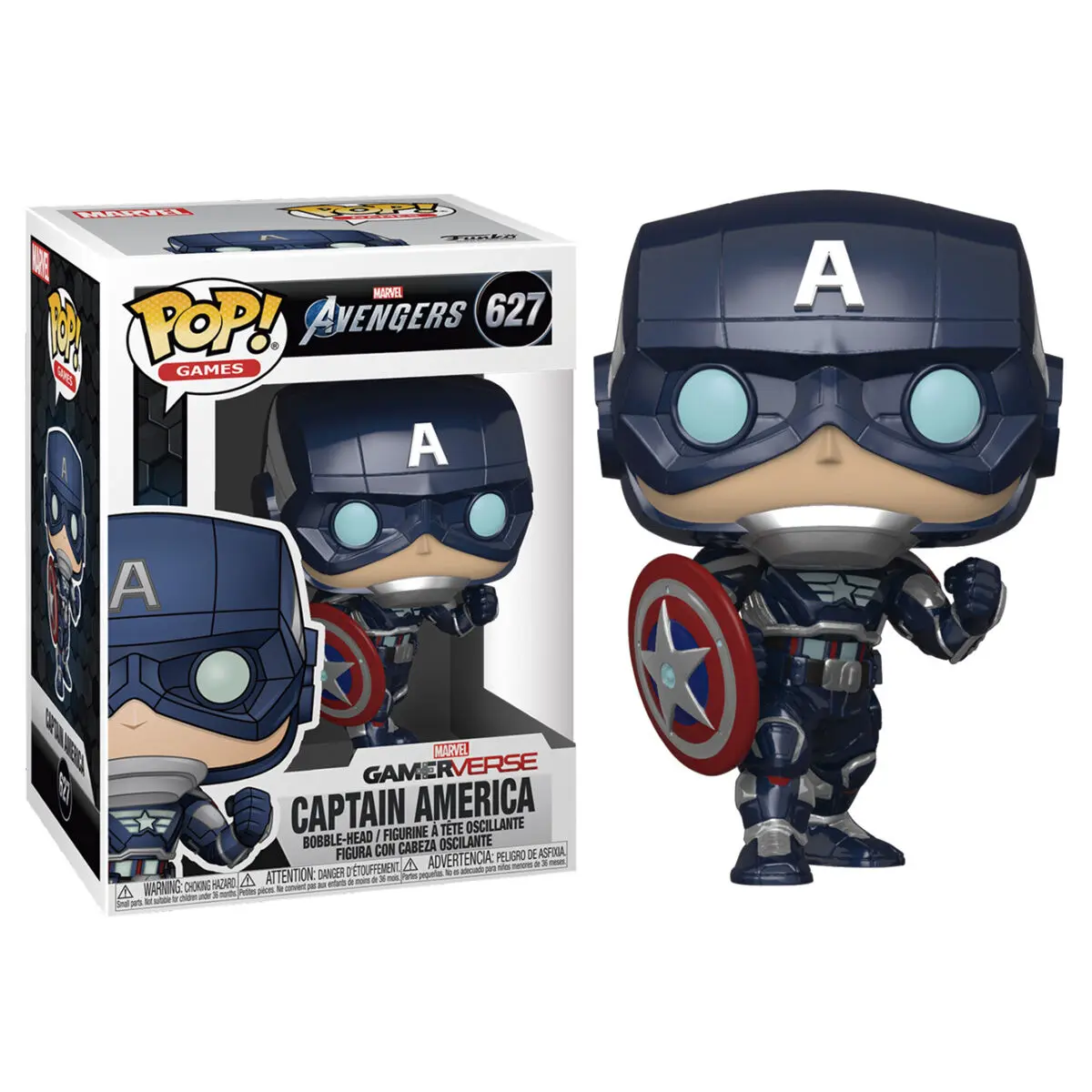 Marvel's Avengers (video igra iz leta 2020) POP! Marvel Vinil Figura Captain America 9 cm fotografija izdelka