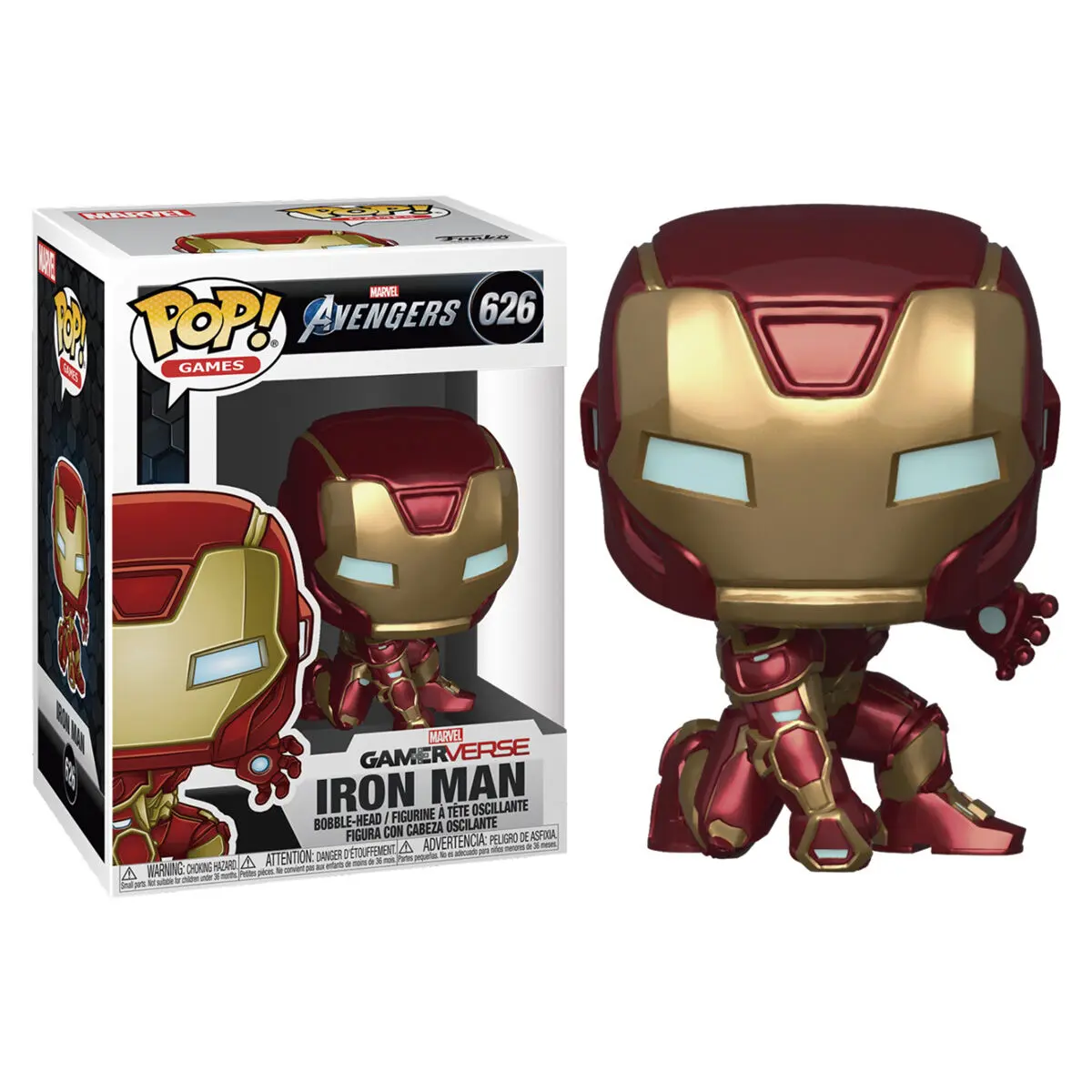 Figurica POP Marvel Avengers Game Iron Man Stark Tech Suit fotografija izdelka