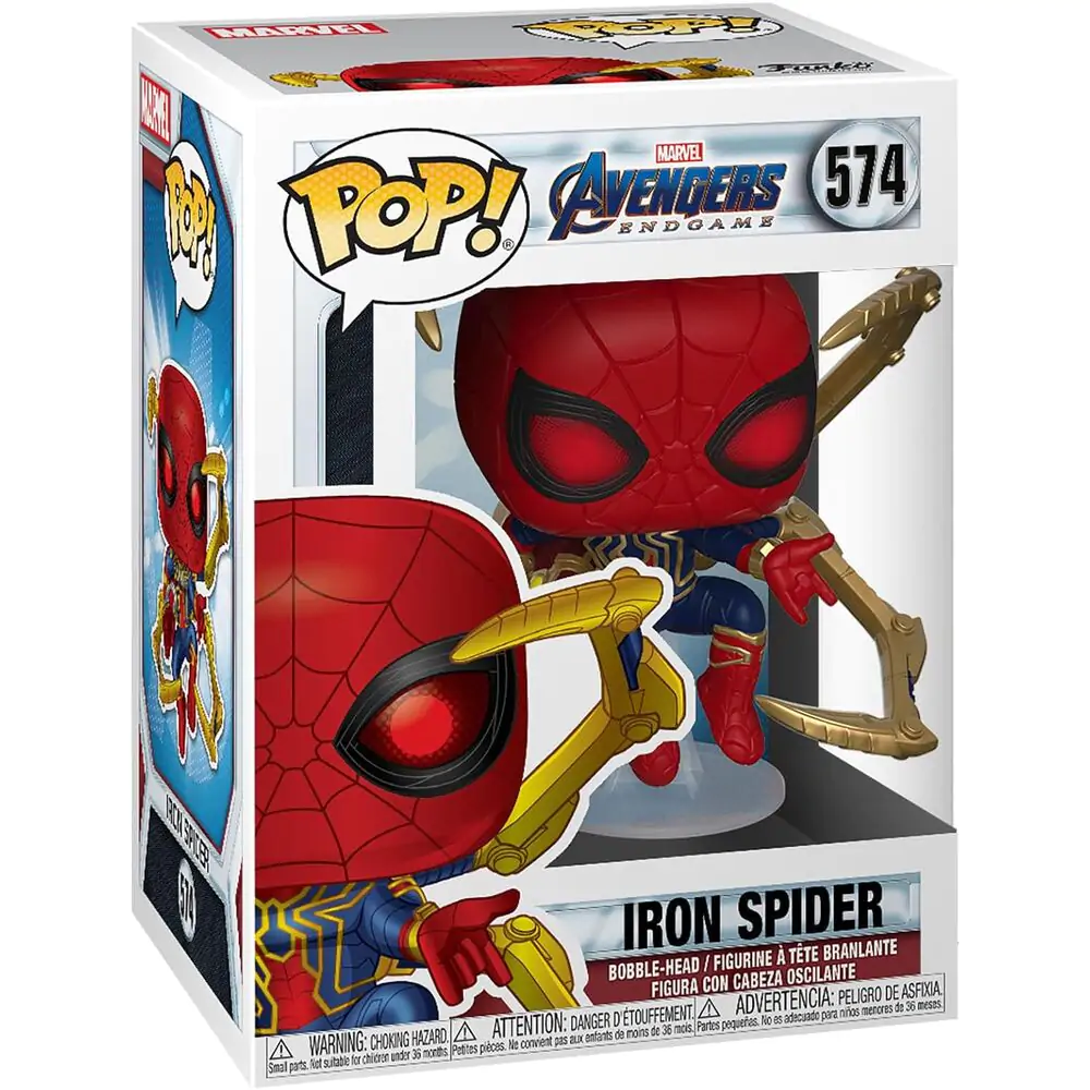 Avengers: Endgame POP! Movies Vinil Figura Iron Spider z Nano Rokavico 9 cm fotografija izdelka