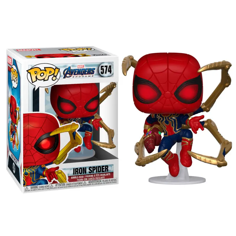 Avengers: Endgame POP! Movies Vinil Figura Iron Spider z Nano Rokavico 9 cm fotografija izdelka