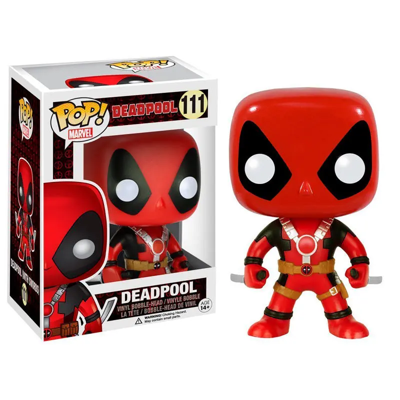 Marvel Comics POP! Vinyl figurica z glavo, ki se maje Deadpool Two Swords 10 cm fotografija izdelka