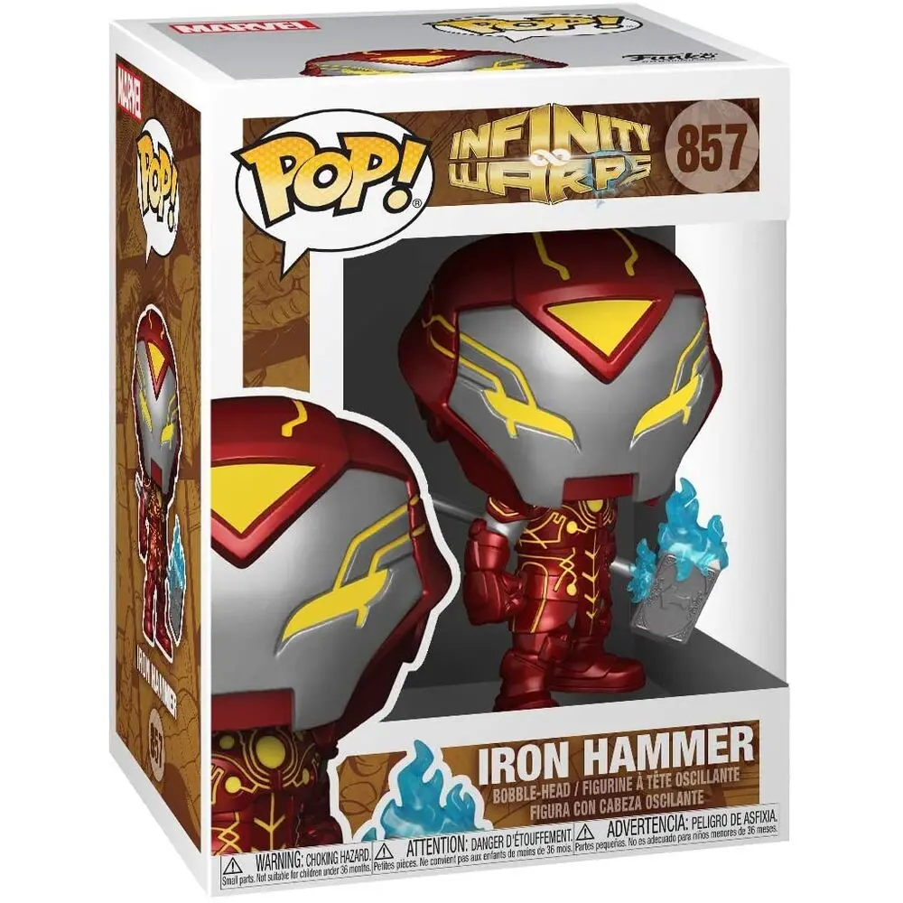 Marvel Infinity Warps POP! Vinilna Figura Iron Hammer 9 cm fotografija izdelka