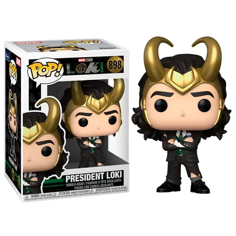 Loki POP! Vinilna Figura Predsednik Loki 9 cm fotografija izdelka