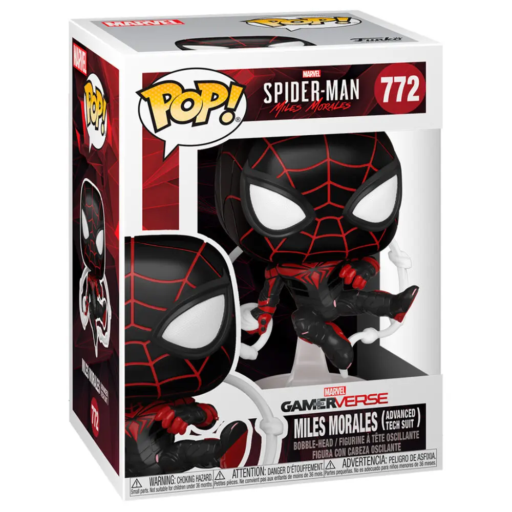 Marvel's Spider-Man POP! Games Vinilna Figura Miles Morales AT Suit 9 cm fotografija izdelka