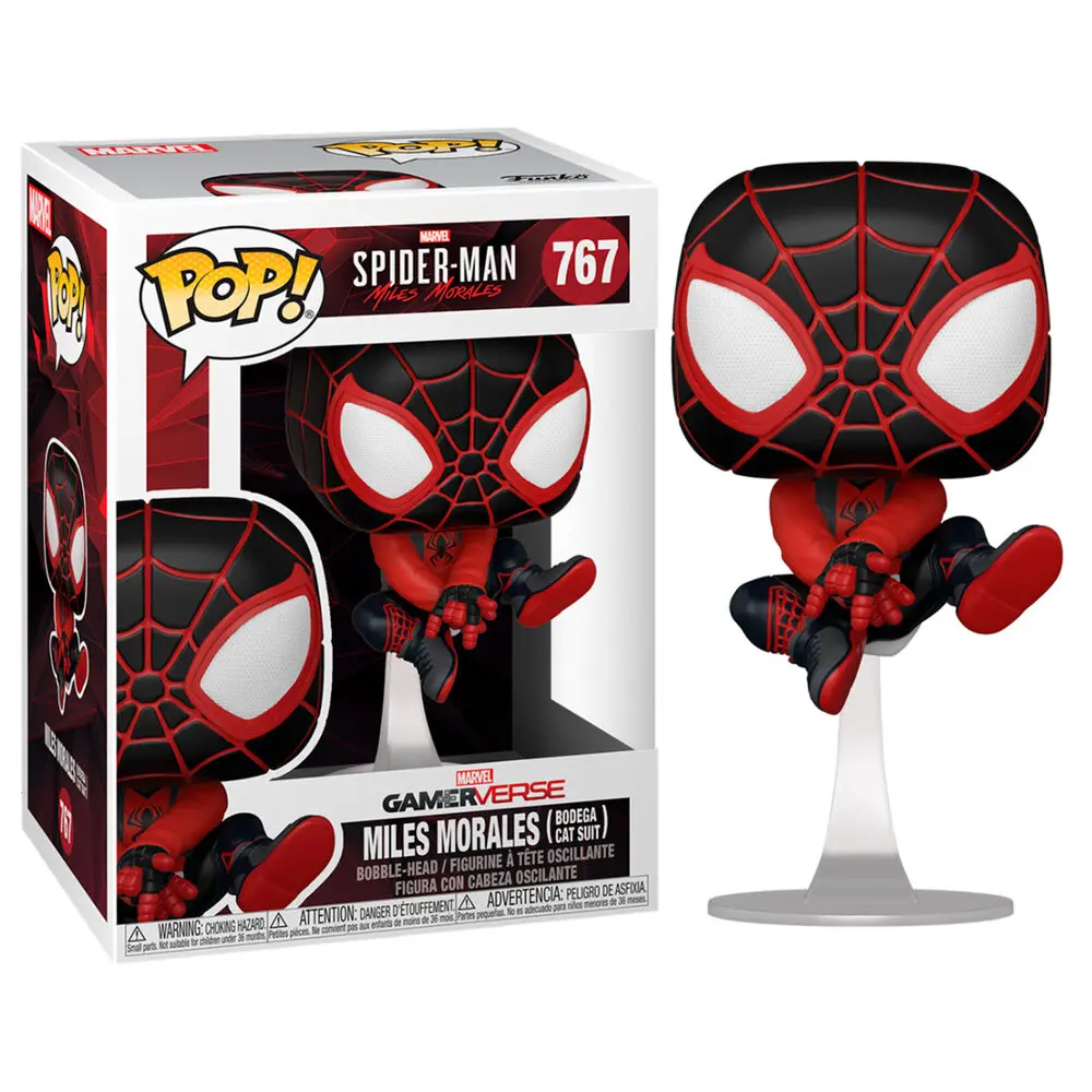 Marvel's Spider-Man POP! Games Vinil Figura Miles Morales Bodega Suit 9 cm fotografija izdelka