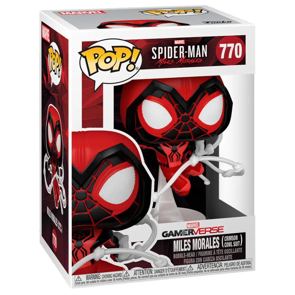 Marvel's Spider-Man POP! Games Vinyl Figurica Miles Morales Red Suit 9 cm fotografija izdelka