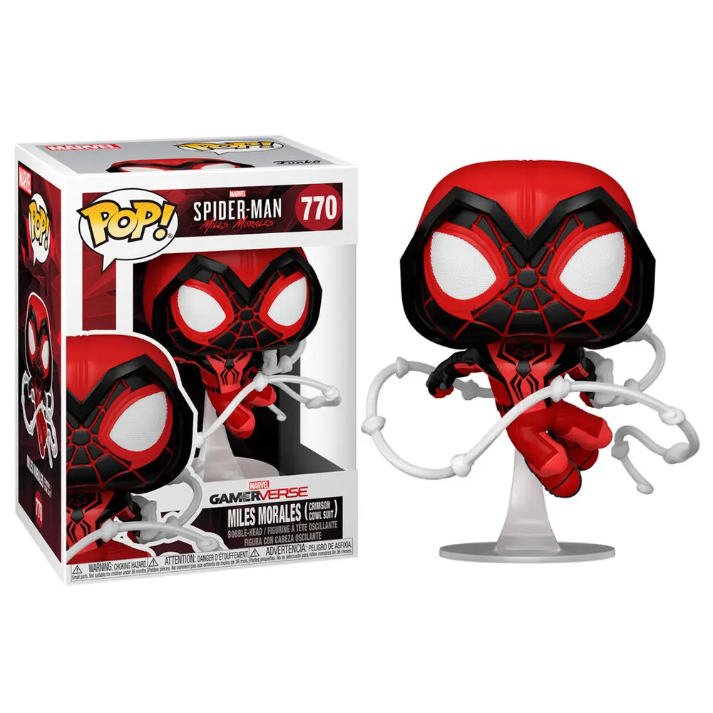 Marvel's Spider-Man POP! Games Vinyl Figurica Miles Morales Red Suit 9 cm fotografija izdelka